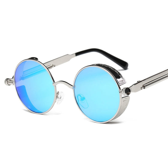 Land of Nostalgia Metal Retro Frame Vintage Sunglasses High Quality UV400 for Men & Women