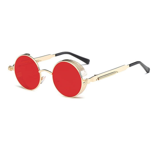 Land of Nostalgia Metal Retro Frame Vintage Sunglasses High Quality UV400 for Men & Women