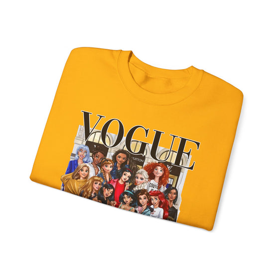 Land of Nostalgia Vogue Disney Princesses Unisex Heavy Blend™ Crewneck Sweatshirt