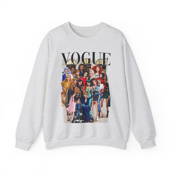 Land of Nostalgia Vogue Disney Princesses Unisex Heavy Blend™ Crewneck Sweatshirt