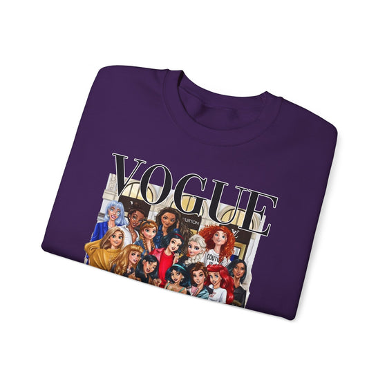 Land of Nostalgia Vogue Disney Princesses Unisex Heavy Blend™ Crewneck Sweatshirt