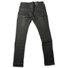 Land of Nostalgia Men’s Black Skinny Jeans with Patterned Waistband