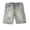 Land of Nostalgia Men's Distressed Ripped Denim Shorts (Ready to Ship)