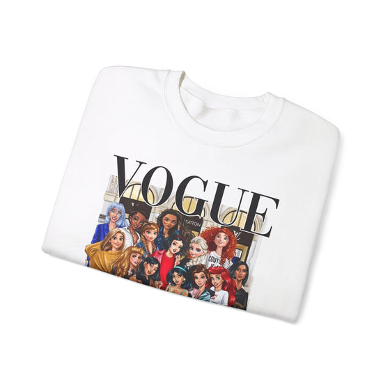 Land of Nostalgia Vogue Disney Princesses Unisex Heavy Blend™ Crewneck Sweatshirt