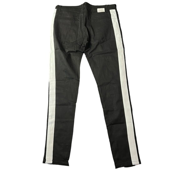 Land of Nostalgia Men's Double Side Stripe Skinny Jeans (Ready to Ship)