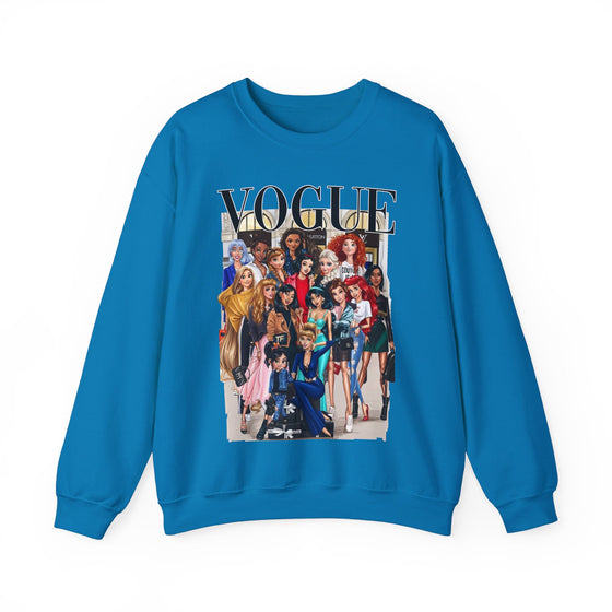 Land of Nostalgia Vogue Disney Princesses Unisex Heavy Blend™ Crewneck Sweatshirt