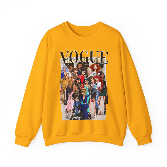 Land of Nostalgia Vogue Disney Princesses Unisex Heavy Blend™ Crewneck Sweatshirt