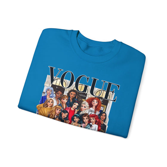 Land of Nostalgia Vogue Disney Princesses Unisex Heavy Blend™ Crewneck Sweatshirt