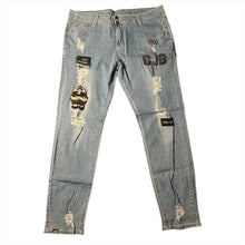  Land of Nostalgia CJB Patched Denim Jeans