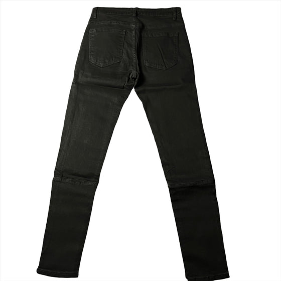 Land of Nostalgia Men's Classic Black Skinny Jeans (Ready to Ship)