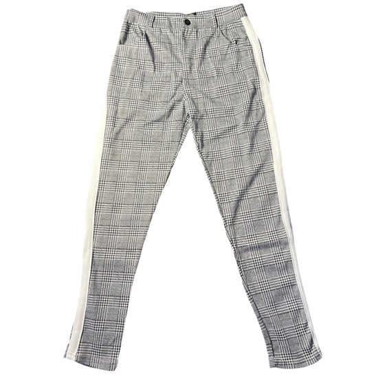 Land of Nostalgia Men's Glen Plaid Slim-Fit Jogger Pants (Ready to Ship)