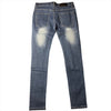 Land of Nostalgia Men's Knee Hole Denim Skinny Jeans (Ready to Ship)