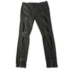 Land of Nostalgia Men's Distressed Black Skinny Jeans with Zipper Detail (Ready to Ship)