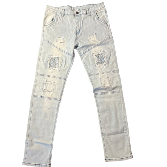 Land of Nostalgia Men's Urban Distressed Jeans (Ready to Ship)