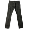 Land of Nostalgia Men's Distressed Black Skinny Jeans with Zipper Detail (Ready to Ship)