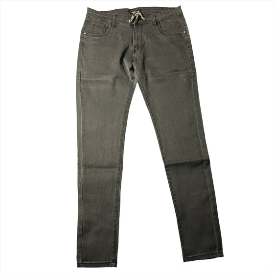 Land of Nostalgia Sleek Grey Slim-Fit Jeans