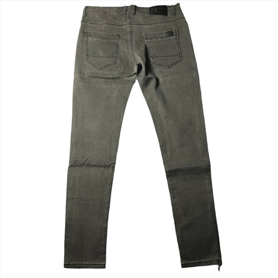 Land of Nostalgia Sleek Grey Slim-Fit Jeans