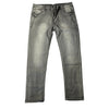 Men's Slim Fit Light Wash Gray Denim Jeans