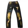 Land of Nostalgia Vintage Distressed Patchwork Jeans (Ready to Ship)