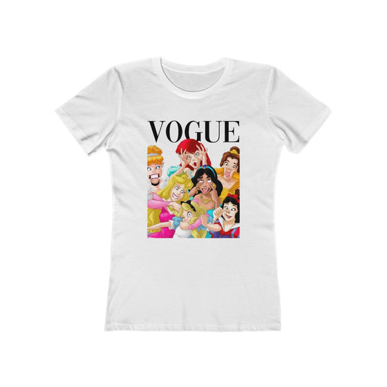 Land of Nostalgia Vogue Disney Princess Women’s The Boyfriend Tee (Ready to Ship)