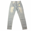 Land of Nostalgia Men's Artistic Skinny Stretch Denim Jeans (Ready to Ship)