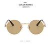 High Quality UV400 Gothic Steampunk Round Alloy Mirror Sun Glasses - Land of Nostalgia