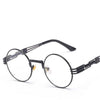 High Quality UV400 Gothic Steampunk Round Alloy Mirror Sun Glasses - Land of Nostalgia