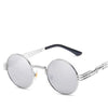 High Quality UV400 Gothic Steampunk Round Alloy Mirror Sun Glasses - Land of Nostalgia