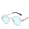 High Quality UV400 Gothic Steampunk Round Alloy Mirror Sun Glasses - Land of Nostalgia