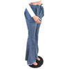 Land of Nostalgia 2 pcs Set Flared Pants Overalls Women's Denim Jeans - Land of Nostalgia