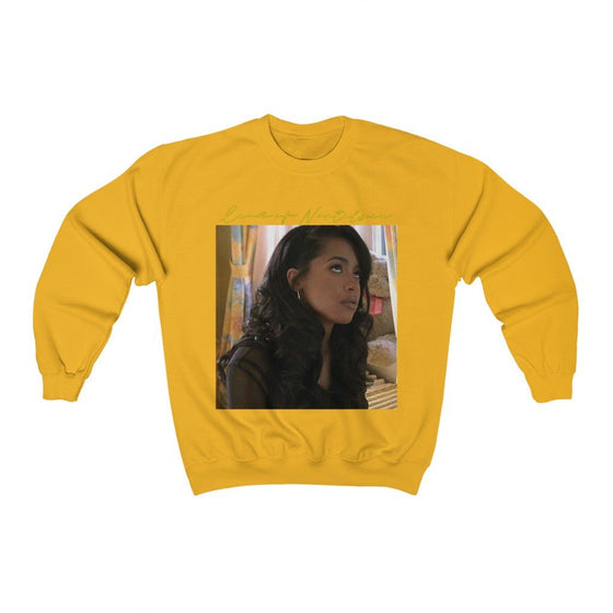 Land of Nostalgia Aaliyah Baby Girl Romeo Must Die Vintage Unisex Heavy Blend™ Crewneck Sweatshirt - Land of Nostalgia