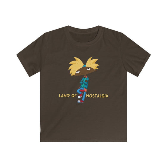 Land of Nostalgia Hey Arnold Nostalgic Kids Softstyle Tee - Land of Nostalgia