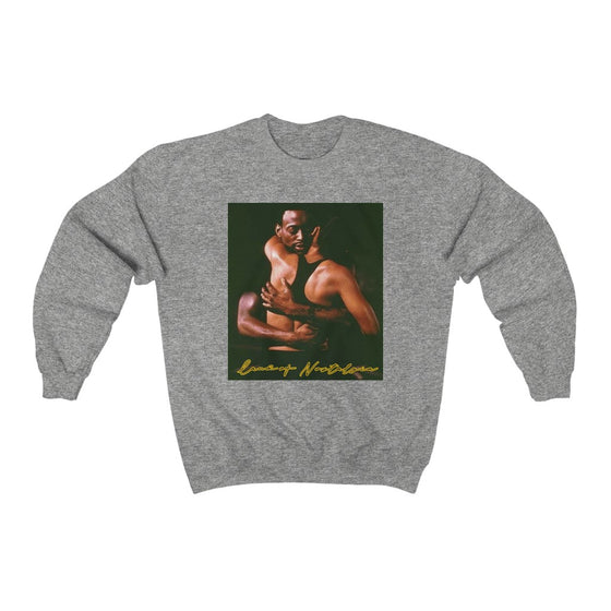 Land of Nostalgia Love and Basketball Ball for Your Heart Unisex Heavy Blend™ Crewneck Sweatshirt