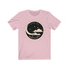 Land of Nostalgia Unisex Jersey Short Sleeve Tee with Black & Pink Logo