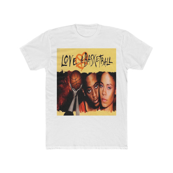 Land of Nostalgia Men's Cotton Crew Love & Basketball Tee