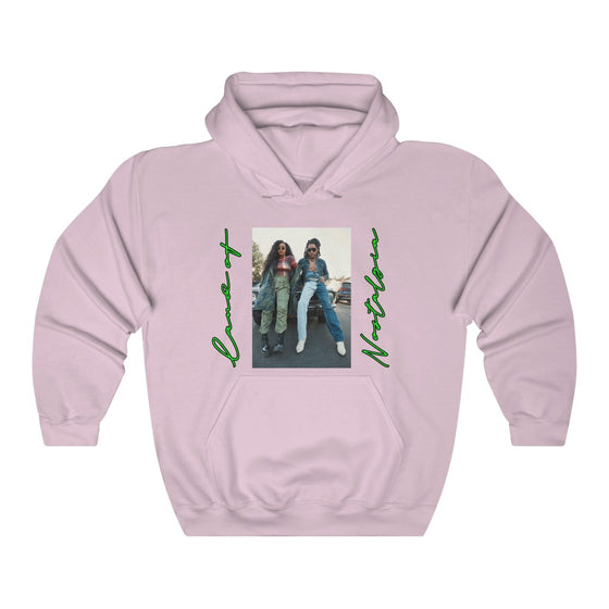 Land of Nostalgia HER & Lenny Infused Vintage Unisex Heavy Blend™ Hooded Sweatshirt