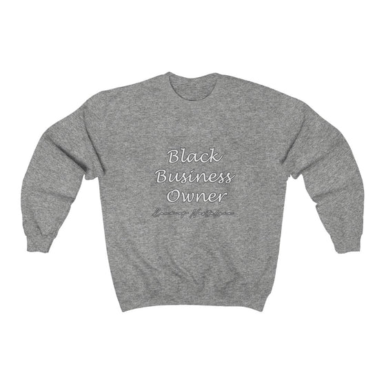 Land of Nostalgia Black Business Owner Unisex Heavy Blend™ Crewneck Sweatshirt