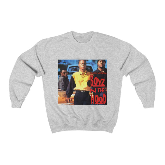 Land of Nostalgia Vinage Boyz N The Hood Movie Poster Vibe Unisex Heavy Blend™ Crewneck Sweatshirt