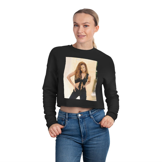 Land of Nostalgia Janet Jackson Vintage Classic Women's Cropped Sweatshirt