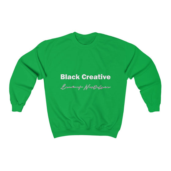 Land of Nostalgia Black Creative Unisex Heavy Blend™ Crewneck Sweatshirt