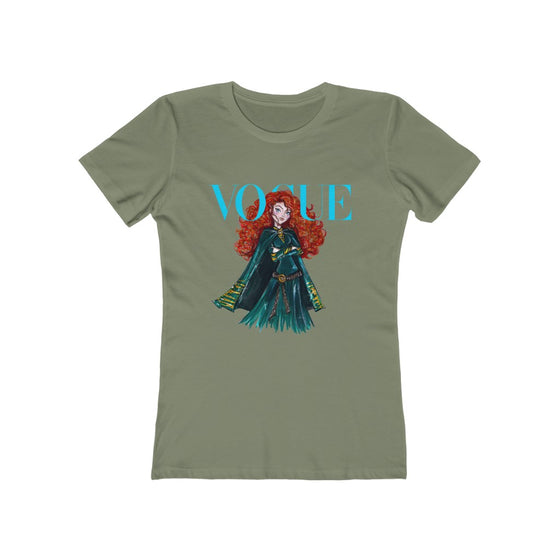 Land of Nostalgia Vogue Disney Princess Merida Women's The Boyfriend Tee