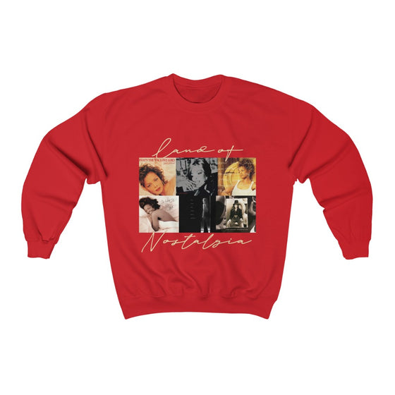 Land of Nostalgia Janet Jackson 'Janet' Top 6 Album Single Cover Unisex Heavy Blend™ Crewneck Sweatshirt