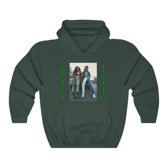 Land of Nostalgia HER & Lenny Infused Vintage Unisex Heavy Blend™ Hooded Sweatshirt