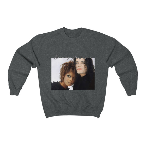 Land of Nostalgia Janet & Michael Vintage Scream Unisex Heavy Blend™ Crewneck Sweatshirt