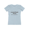 Land of Nostalgia Successful People Execute Women's The Boyfriend Tee