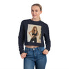 Land of Nostalgia Janet Jackson Vintage Classic Women's Cropped Sweatshirt