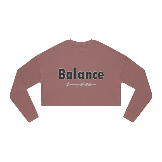 Land of Nostalgia Balance Women's Cropped Sweatshirt