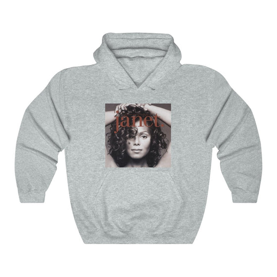 Land of Nostalgia Janet Jackson 'Janet' Album Cover Unisex Heavy Blend™ Hooded Sweatshirt