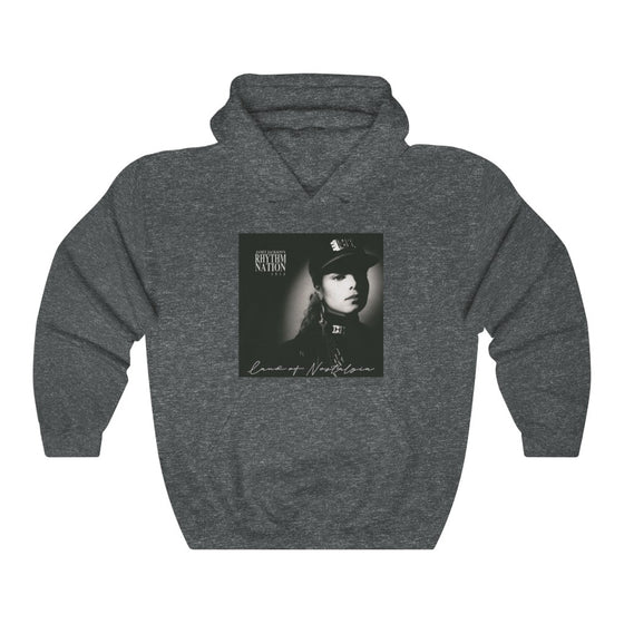 Land of Nostalgia Janet Jackson Classic Rhythm Nation Cover Unisex Heavy Blend™ Hooded Sweatshirt