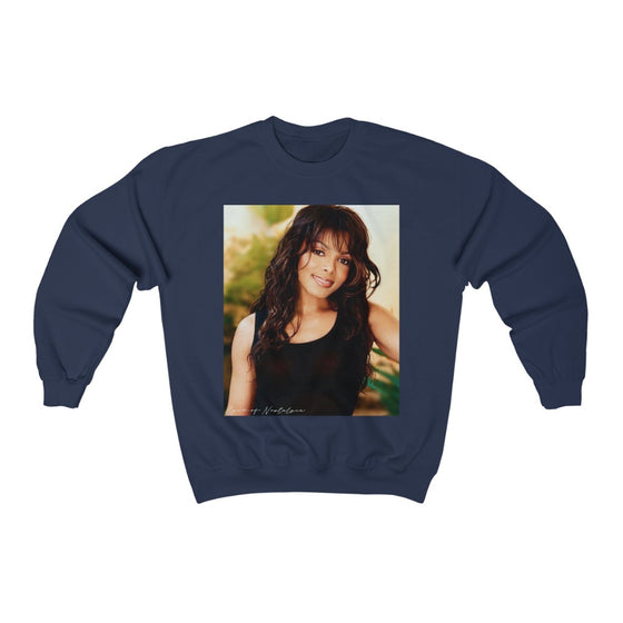 Land of Nostalgia Janet Jackson Classic Vibrational Unisex Heavy Blend™ Crewneck Sweatshirt